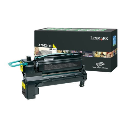 ORIGINAL LEXMARK X792X1YG Tonerkartusche gelb return program 20.000 Seiten