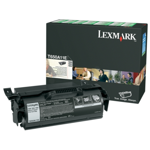 ORIGINAL LEXMARK T650A11E Tonerkartusche schwarz return program 7.000 Seiten