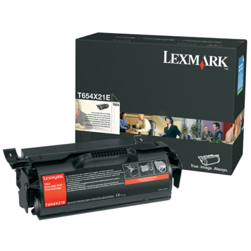 ORIGINAL LEXMARK T654X21E Tonerkartusche schwarz extra High-Capacity 36.000 Seiten