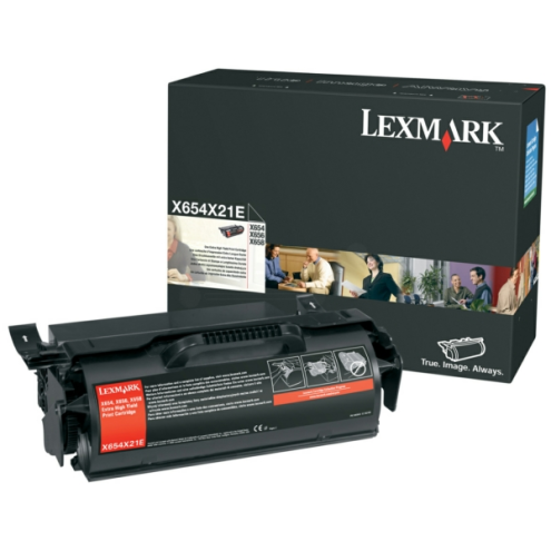 ORIGINAL LEXMARK X654X21E Tonerkartusche schwarz 36.000 Seiten