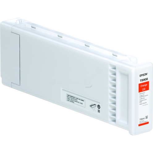 ORIGINAL EPSON T8908 Tintenpatrone orange 700,00 ml (C 13 T 890800)