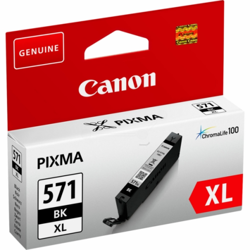 ORIGINAL CANON CLI571BKXL Tintenpatrone schwarz High-Capacity 4.425 Seiten, 11,00 ml (0331 C 001)