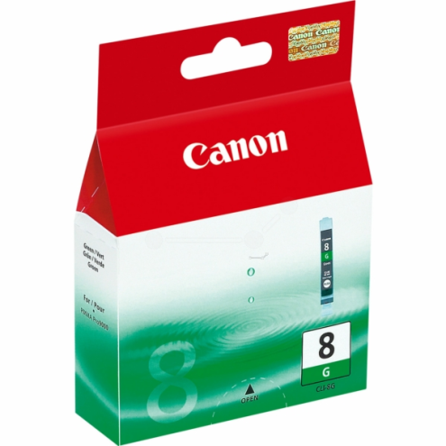 ORIGINAL CANON CLI8G Tintenpatrone gr?n 5.845 Seiten, 13,00 ml (0627 B 001)