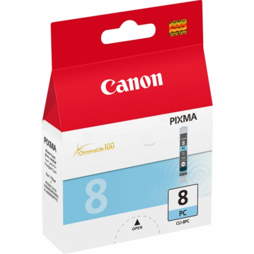 ORIGINAL CANON CLI8PC Tintenpatrone cyan hell 5.715 Seiten, 13,00 ml (0624 B 001)