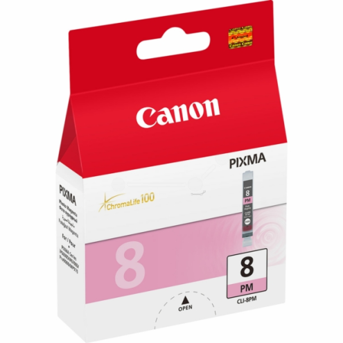 ORIGINAL CANON CLI8PM Tintenpatrone magenta hell 5.630 Seiten, 13,00 ml (0625 B 001)