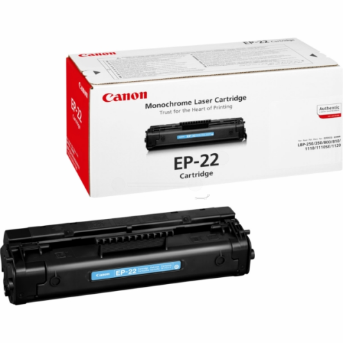 ORIGINAL CANON EP22 Tonerkartusche schwarz 2.500 Seiten (1550 A 003)