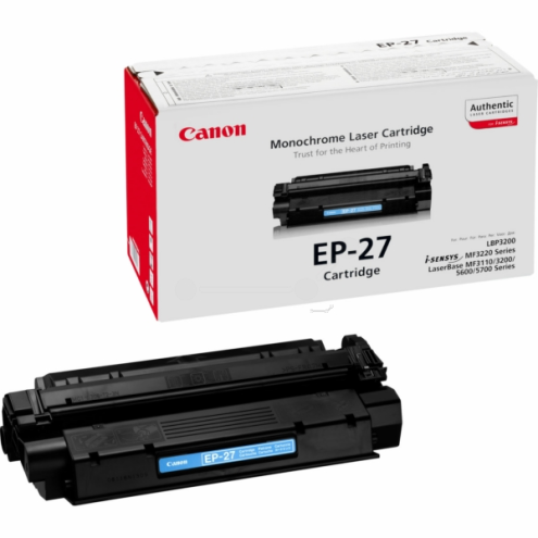 ORIGINAL CANON EP27 Tonerkartusche schwarz 2.500 Seiten/5% (8489 A 002)