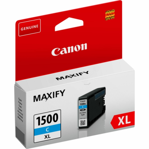 ORIGINAL CANON PGI1500XLC Tintenpatrone cyan 1.020 Seiten, 12,00 ml (9193 B 001)