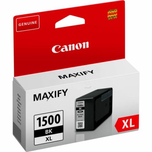ORIGINAL CANON PGI1500XLBK Tintenpatrone schwarz 1.200 Seiten, 34,70 ml (9182 B 001)