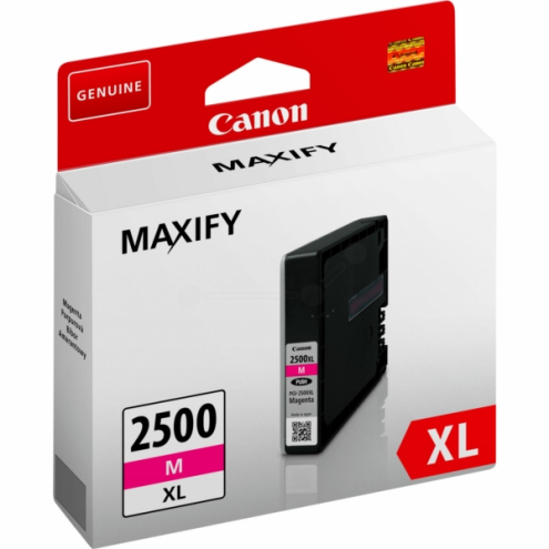 ORIGINAL CANON PGI2500XLM Tintenpatrone magenta 1.295 Seiten, 19,30 ml (9266 B 001)