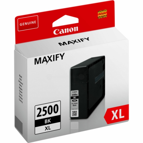 ORIGINAL CANON PGI2500XLBK Tintenpatrone schwarz 2.500 Seiten, 70,90 ml (9254 B 001)