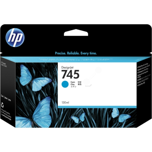 ORIGINAL HP 745 Tintenpatrone cyan 130,00 ml (F9J97A)