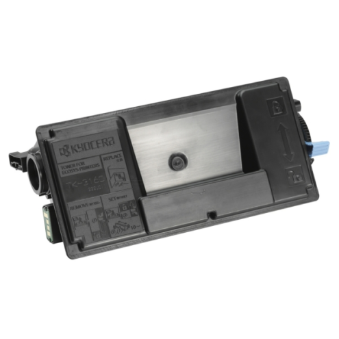 ORIGINAL KYOCERA TK3160 Toner-Kit + Resttonerbeh?lter 12.500 Seiten (1T02T90NL0)