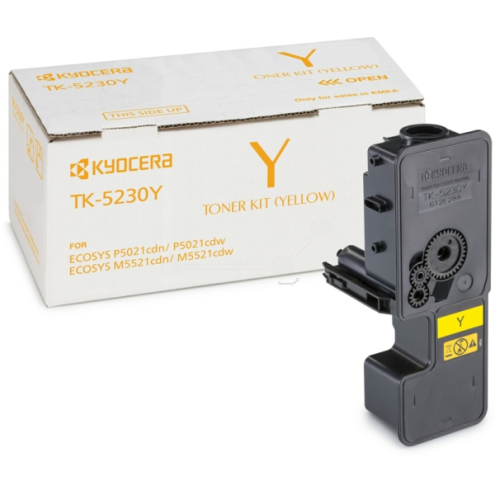ORIGINAL KYOCERA TK5230Y Toner-Kit gelb 2.200 Seiten (1T02R9ANL0)