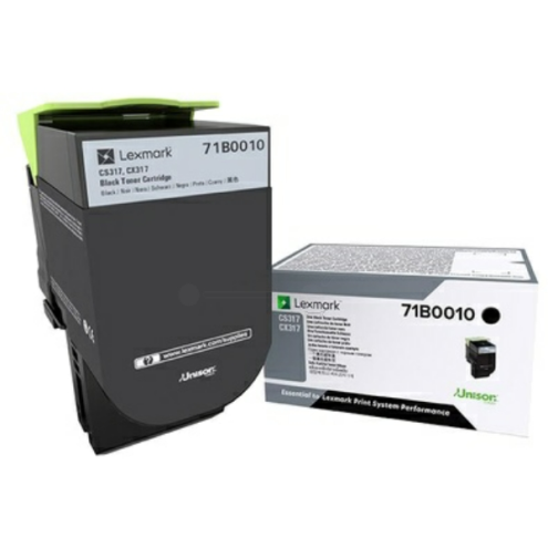 ORIGINAL LEXMARK 71B0010 Toner-Kit schwarz 3.000 Seiten