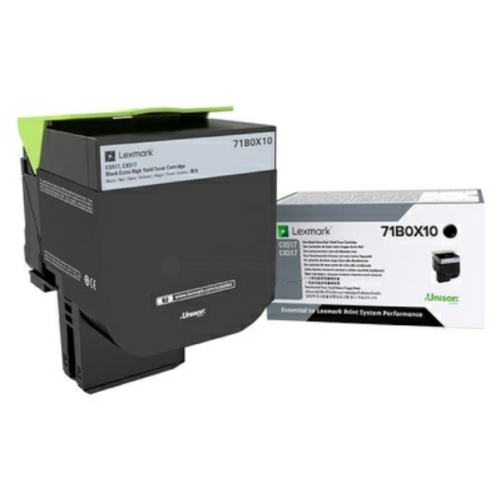 ORIGINAL LEXMARK 71B0X10 Toner-Kit schwarz extra High-Capacity 8.000 Seiten