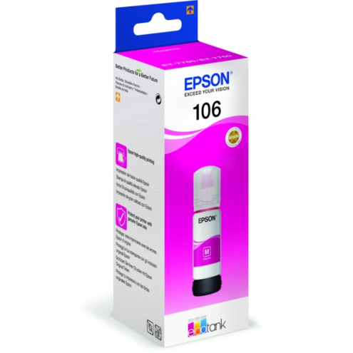 ORIGINAL EPSON 106 Tintenflasche magenta 5.000 Seiten, 70,00 ml (C 13 T 00R340)