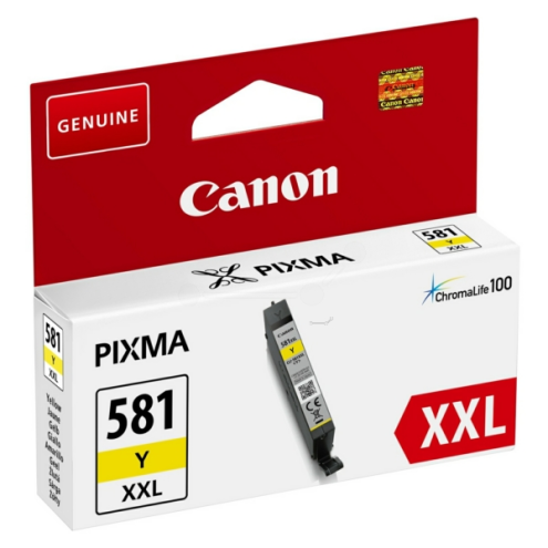 ORIGINAL CANON CLI581YXXL Tintenpatrone gelb extra High-Capacity 825 Seiten, 11,70 ml (1997 C 001)