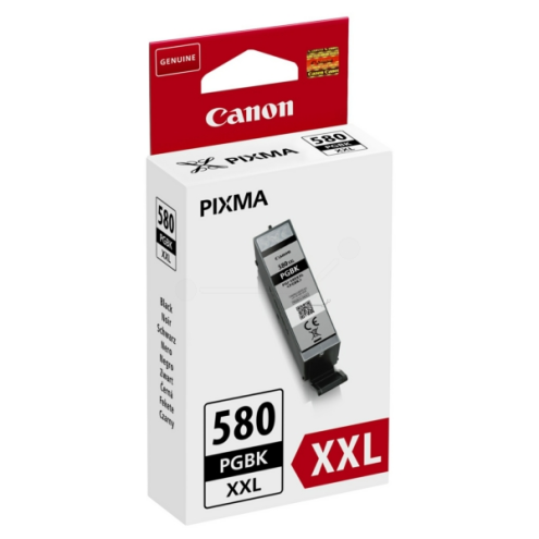 ORIGINAL CANON PGI580PGBKXXL Tintenpatrone schwarz extra High-Capacity 600 Seiten, 25,70 ml (1970 C 001)