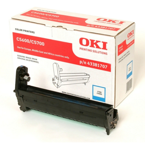 ORIGINAL OKI 43381707 Drum Kit cyan 20.000 Seiten