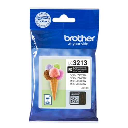 ORIGINAL BROTHER LC3213BK Tintenpatrone schwarz 400 Seiten