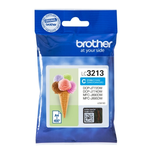 ORIGINAL BROTHER LC3213C Tintenpatrone cyan 400 Seiten