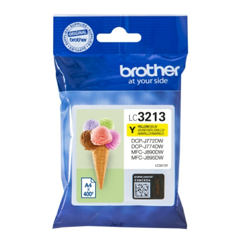ORIGINAL BROTHER LC3213Y Tintenpatrone gelb 400 Seiten