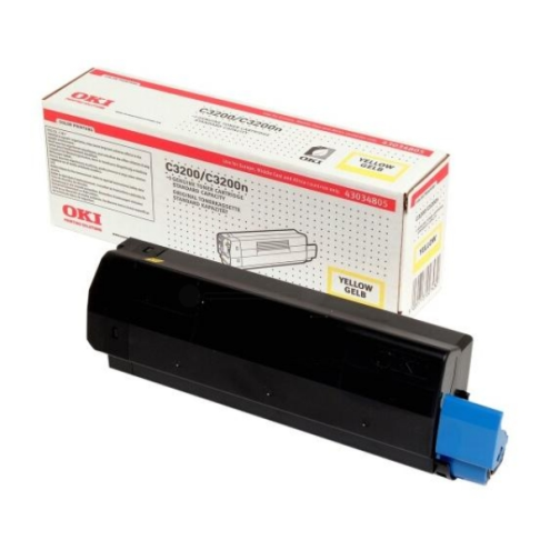 ORIGINAL OKI 43034805 Toner gelb 1.500 Seiten/5%