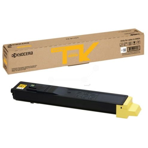 ORIGINAL KYOCERA TK8115Y Toner-Kit gelb 6.000 Seiten (1T02P3ANL0)