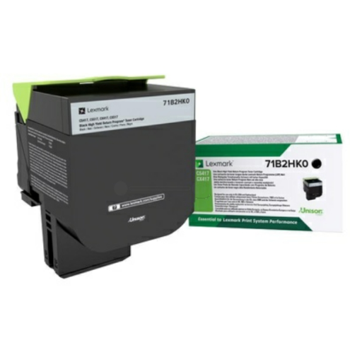 ORIGINAL LEXMARK 71B2HK0 Toner-Kit schwarz return program 6.000 Seiten