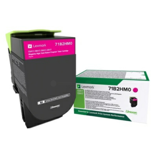 ORIGINAL LEXMARK 71B2HM0 Toner-Kit magenta return program 3.500 Seiten