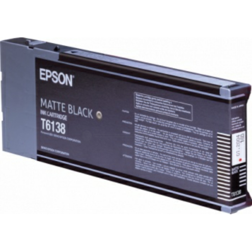 ORIGINAL EPSON T6138 Tintenpatrone schwarz matt 110,00 ml (C 13 T 613800)