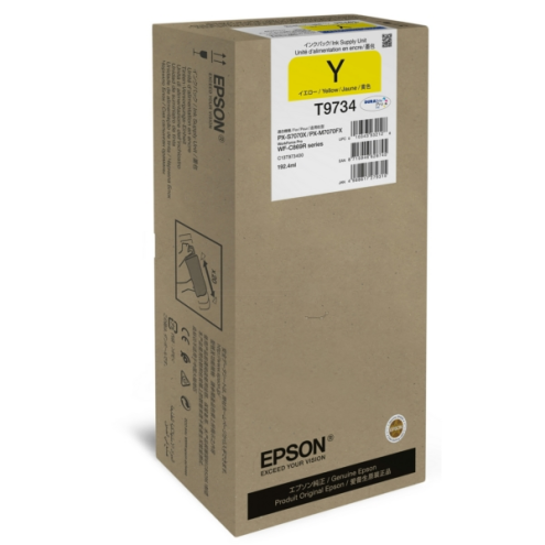 ORIGINAL EPSON T9734 Tintenpatrone gelb 22.000 Seiten, 192,40 ml (C 13 T 973400)