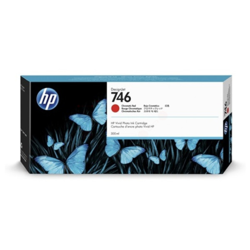 ORIGINAL HP 746 Tintenpatrone rot chromatic 300,00 ml (P2V81A)