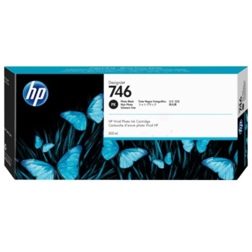 ORIGINAL HP 746 Tintenpatrone schwarz foto 300,00 ml (P2V82A)