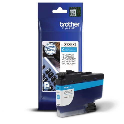 ORIGINAL BROTHER LC3239XLC Tintenpatrone cyan 5.000 Seiten