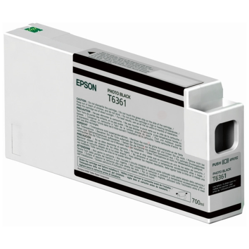 ORIGINAL EPSON T6361 Tintenpatrone schwarz Foto 700,00 ml (C 13 T 636100)