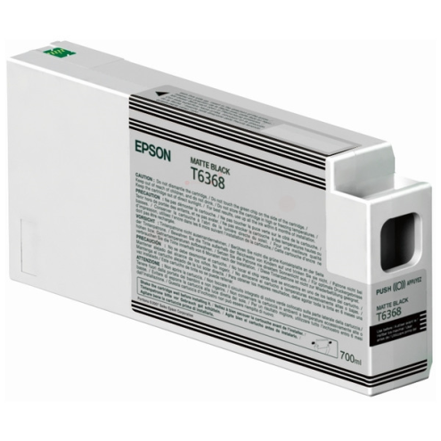 ORIGINAL EPSON T6368 Tintenpatrone schwarz matt 700,00 ml (C 13 T 63680N)