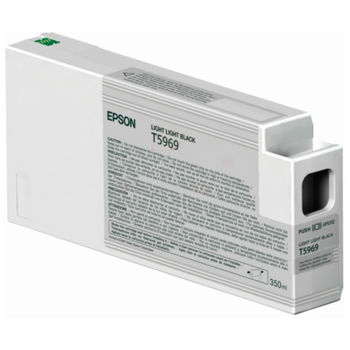 ORIGINAL EPSON T5969 Tintenpatrone schwarz hell hell 350,00 ml (C 13 T 596900)