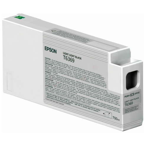 ORIGINAL EPSON T6369 Tintenpatrone schwarz hell 700,00 ml (C 13 T 636900)