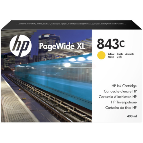 ORIGINAL HP 843C Tintenpatrone gelb 400,00 ml (C1Q68A)