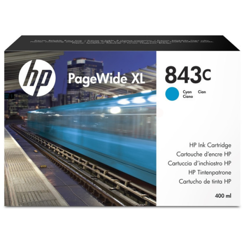 ORIGINAL HP 843C Tintenpatrone cyan 400,00 ml (C1Q66A)