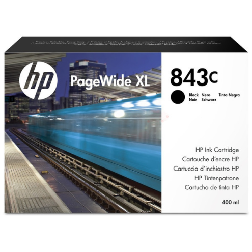 ORIGINAL HP 843C Tintenpatrone schwarz 400,00 ml (C1Q65A)