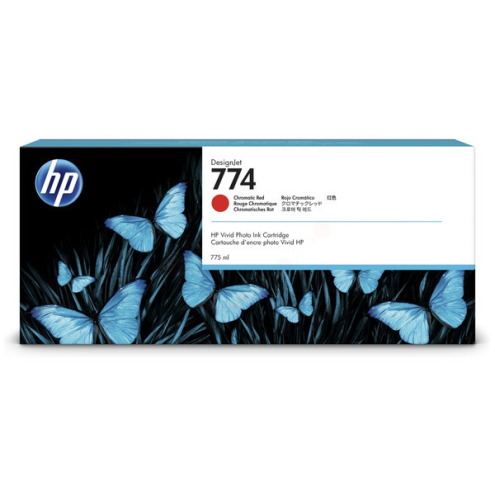 ORIGINAL HP 774 Tintenpatrone rot chromatic 775,00 ml (P2W02A)