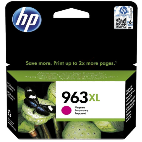 ORIGINAL HP 963XL Tintenpatrone magenta High-Capacity 1.600 Seiten, 23,25 ml (3JA28AE)
