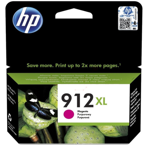 ORIGINAL HP 912XL Tintenpatrone magenta High-Capacity 825 Seiten, 10,40 ml (3YL82AE)