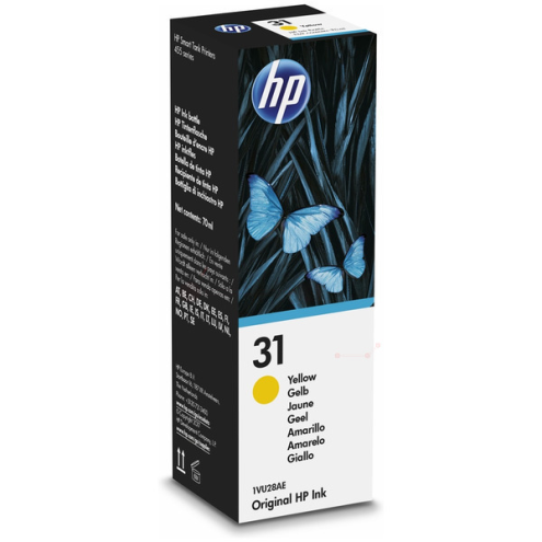 ORIGINAL HP 31 Tintenpatrone gelb 8.000 Seiten, 70,00 ml (1VU28AE)