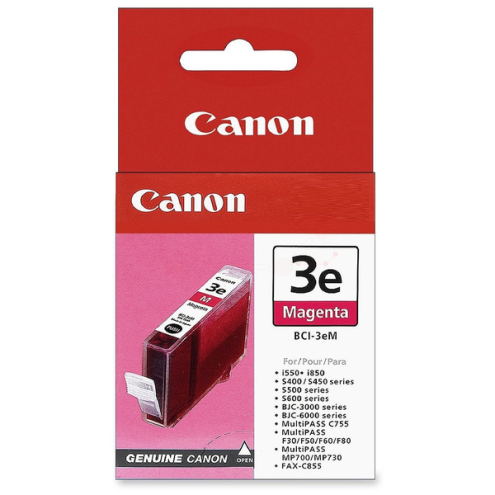 ORIGINAL CANON BCI3EM Tintenpatrone magenta 390 Seiten, 14,00 ml (4481 A 002)