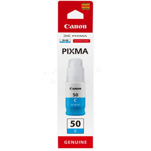 ORIGINAL CANON GI50C Tintenflasche cyan 7.700 Seiten, 70,00 ml (3403 C 001)