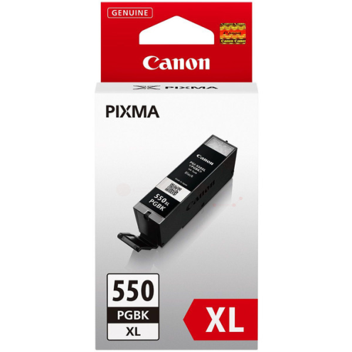 ORIGINAL CANON PGI550PGBKXL Tintenpatrone schwarz High-Capacity pigmentiert 500 Seiten, 22,00 ml (6431 B 001)